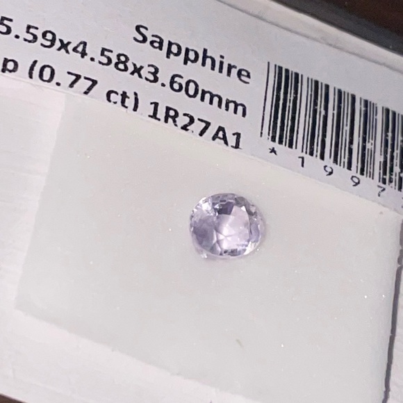 All-Natural Pink Ceylon Sapphire 3/4ct Loose Precious Gemstone - Picture 2 of 3